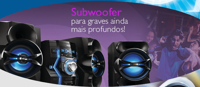 Subwoofer para graves ainda mais profundos
