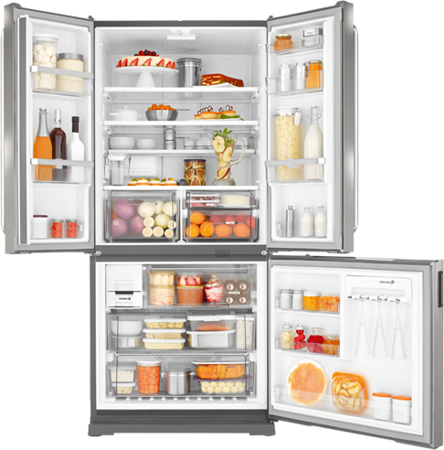 Parte interna do Refrigerador