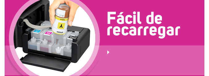 Fácil de recarregar