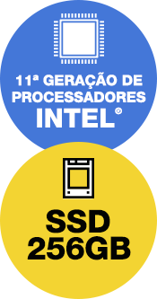splash ilustrativo 11º Geração de processadores Intel -  SSD 512GB
