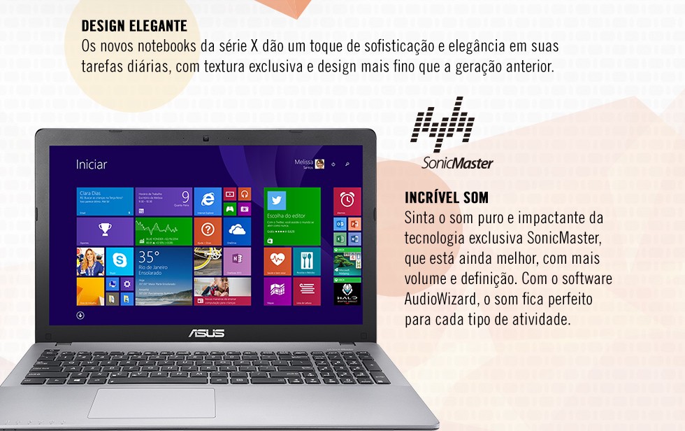 Notebook Asus X550CA