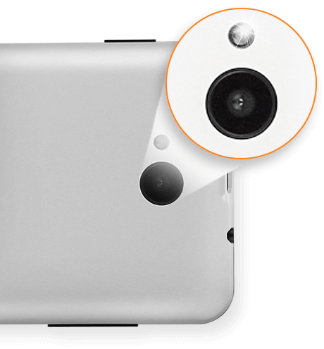 Equipado com Dual Câmera, o celular conta com 5MP na câmera traseira e 2MP na câmera frontal para selfie, você pode registrar seus momentos com amigos e familiares e fazer videoconferências, sem se preocupar com a duração da bateria
