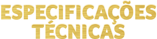 Especificações técnicas