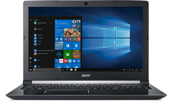 Visão trás Notebook a515-51g- 70pu