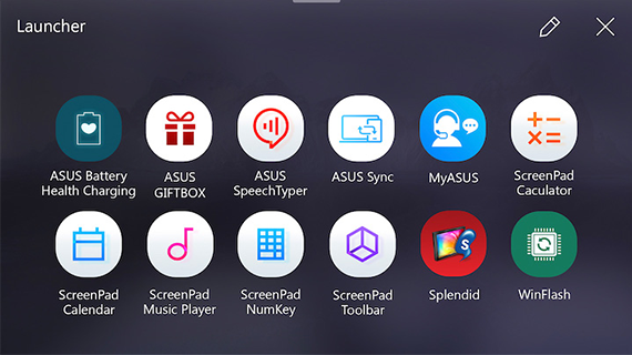 Laucher ScreenPad