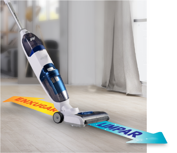 Extratora e limpadora de piso sem fio - FLOOR CLEANER MOB