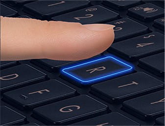 Teclado retroiluminado