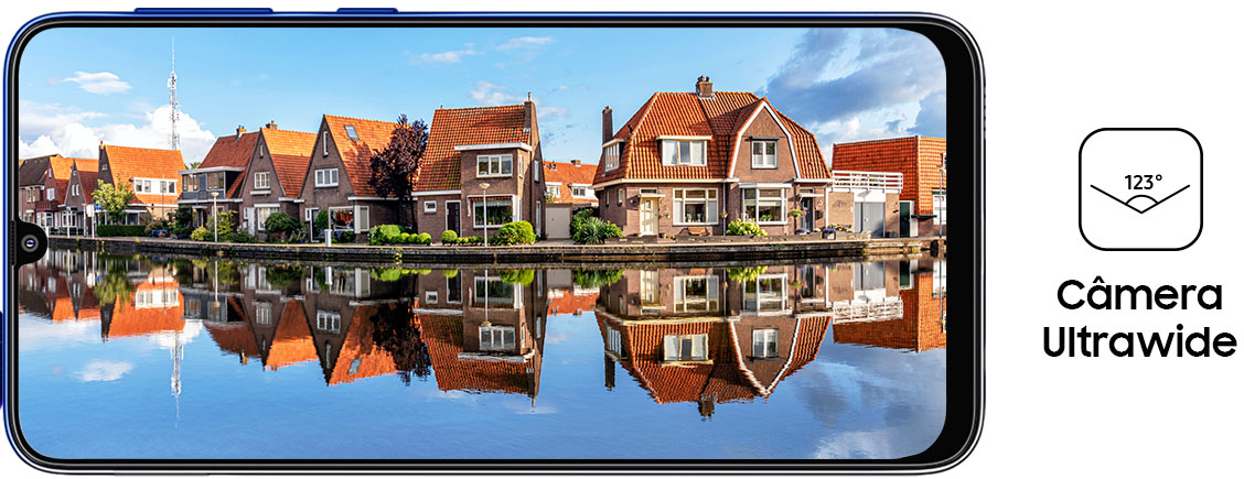 Smartphone Samsung Galaxy M21s 64GB Azul 4G - Octa-Core 4GB RAM 6 