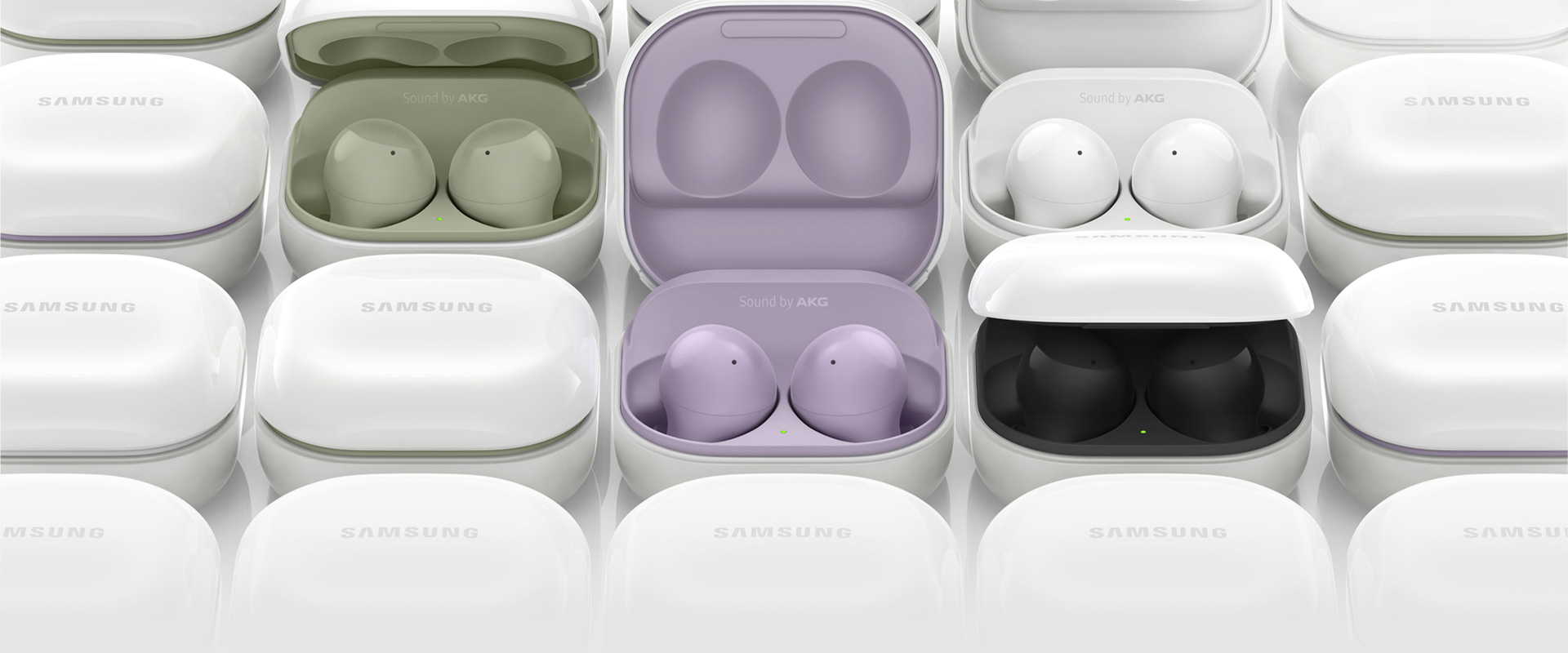 超美品 Galaxy buds2 充電ケース 充電器のみ オリーブ - イヤフォン