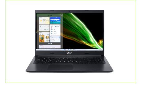 Visão traseira Notebook A515-54-505Q