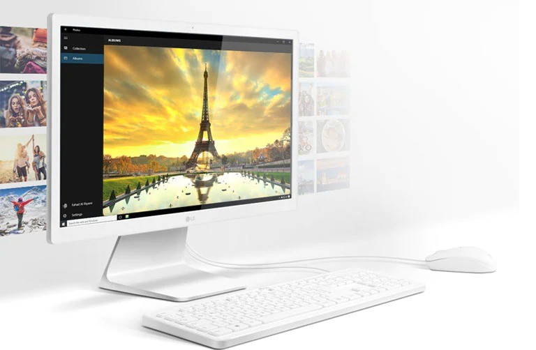 Novo computador LG All in One: definições de multitarefas atualizadas com sucesso! Novo computador LG All in One: definições de multitarefas atualizadas com sucesso!