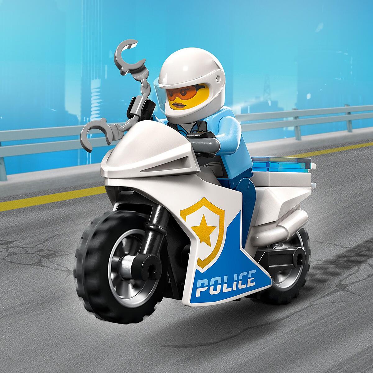 Motocicleta da polícia maneira