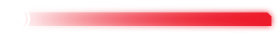 Relógio branco do lado esquerdo de uma barra preenchida na cor vermelha