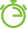 Ícone de um relógio verde com fundo transparente