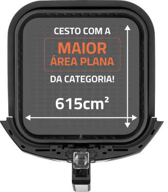 cesto de air fryer com receita