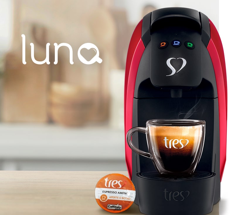 Cafeteira Espresso Luna - TRES 3 Corações