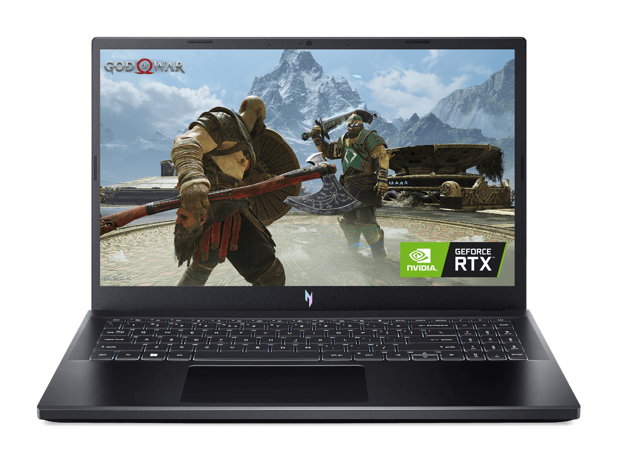 Acer Nitro exibindo imagem do jogo God of War