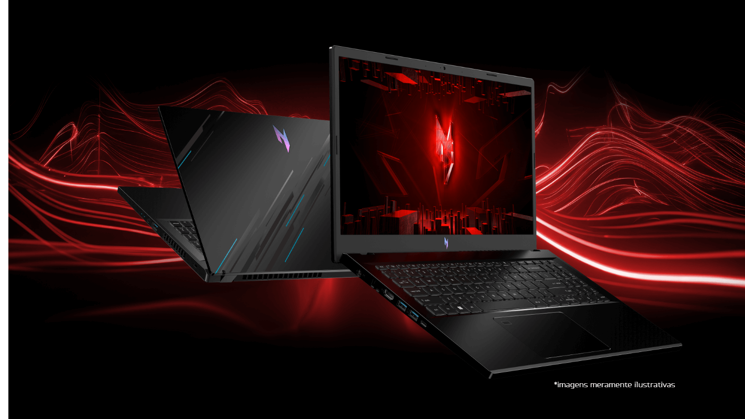 Tela de Notebook
      Acer Nitro 5 com cena do jogo Age of Empires IV.