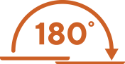 icone ilustrativo Dobradiça 180 graus