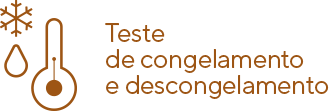 teste congelamento e descongelamento