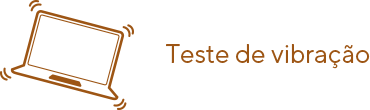 teste vibração