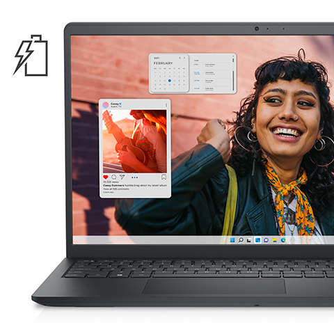 notebook inspiron 15 detalhe teclado
