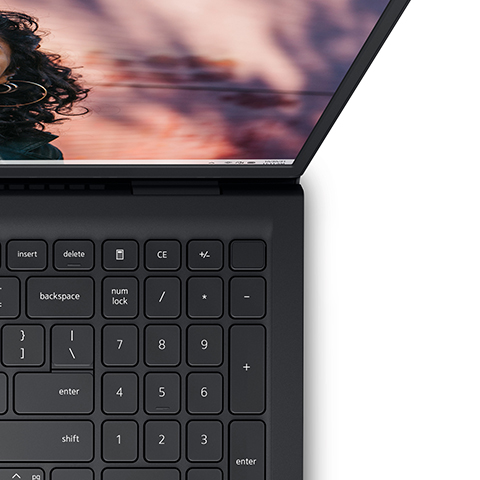 notebook inspiron 15 detalhe teclado